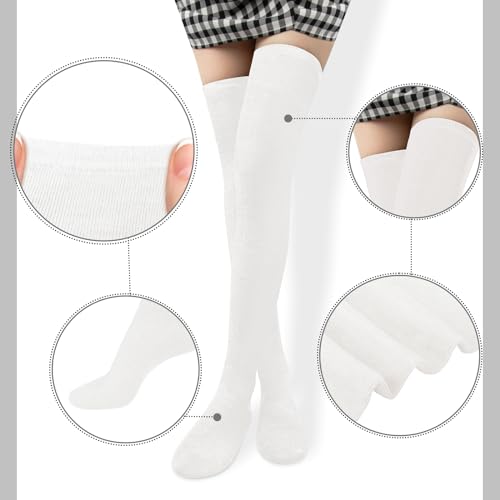Image of Chalier Womens Thigh High Socks, Thigh Socks Stockings for Women