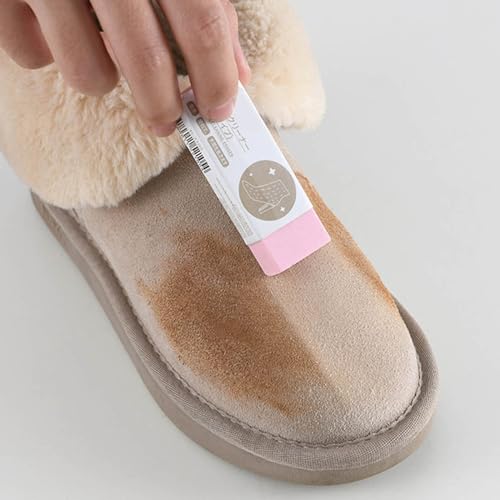Cleaning Brushes Nubuck And Suede Erasers Stain Removal Shoe Cleaning Erasers Car Seats Leather And Accessories Shoe Care Products for Stainless Steel And Pans (Pink, One Size)