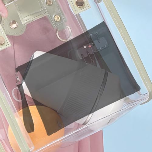 Bolsa para dinero con candado, estuche impermeable de doble capa para tarjetas 8