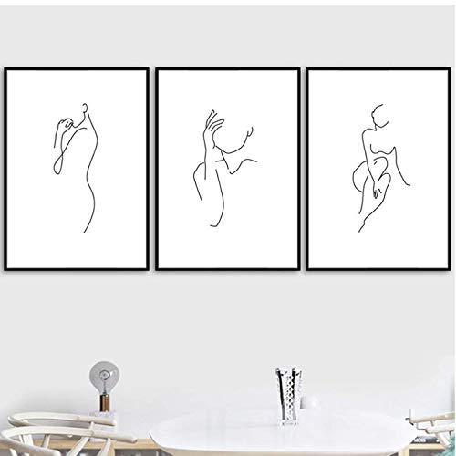 Affiche noir et blanc danse de ballet décoration maison module salon affiche moderne 50x70