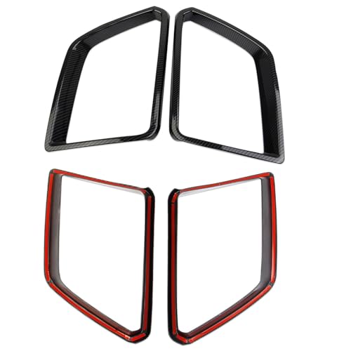 Image of Car Front Bumper Grille Cover Trim Compatible with Pontiac G8 08-09 /Holden Commodore 06-12 ABS Front Grille Accent Trim Cover Front Grille Bumper Grill Inserts protective Accessories (Carbon fiber)
