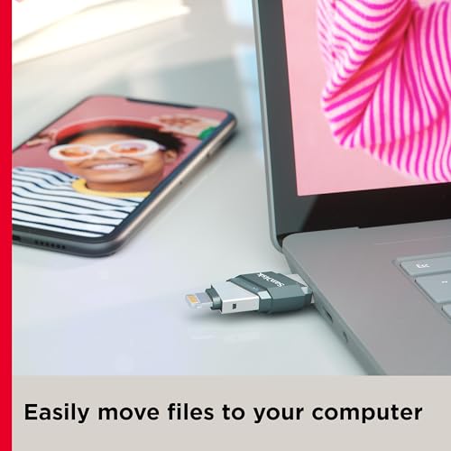 SanDisk iXpand USB 3.0 Flash Drive Flip 128GB for iOS and Windows, Metalic - Image 4