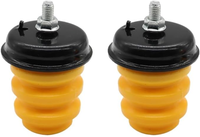 1/2Pcs 15712438 Rear Axle Rubber Shock Absorber Bump Stop Bumper Spring Front Arm 15153958 For GMC Sierra Chevy Silverado 1500 a(Yellow-1PCS)