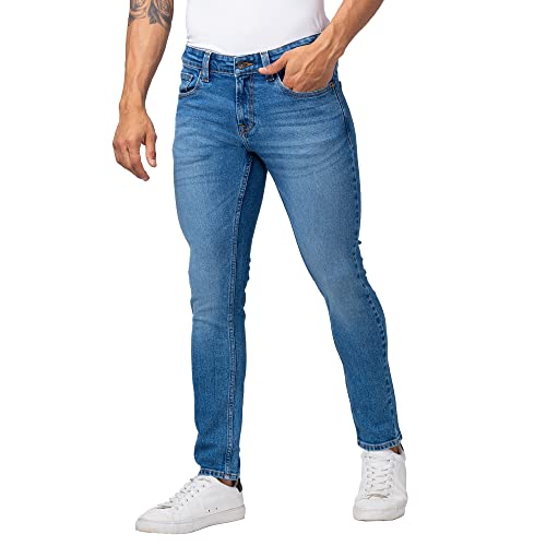 Image of Spykar Men's Skinny Fit Low-Rise Casual Jeans