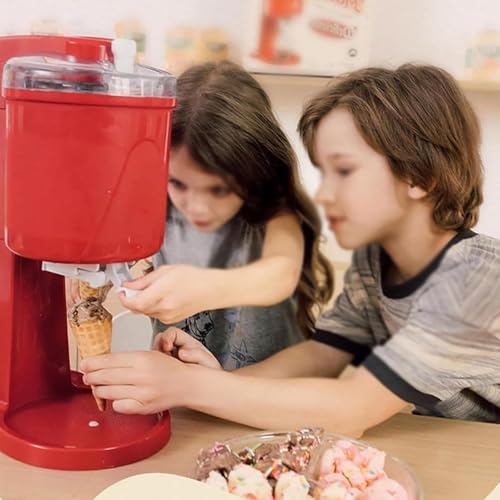 Selbstgemachte Eismaschine mit automatischem Rühren, tragbare Mini-Softeismaschinen, DIY-Küchenfrucht-Softeismaschine, Joghurt-Sorbet-Eiscreme-Werkzeug, for Zapfen, Eisbecher, Schneebecher – Bild 4