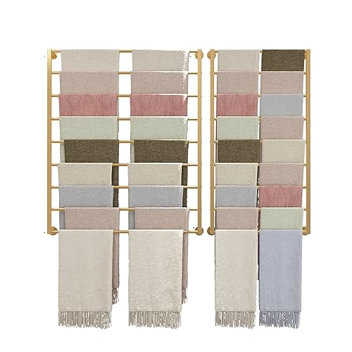 Organizador de pared de varios niveles para rollos de tela y almacenamiento de accesorios Organizador de pared de varios niveles para rollos de tela y almacenamiento de accesorios