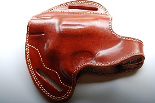 Leather Belt OWB Holster for Colt Cobra 38 Special 2 inch Revolver Left Hand