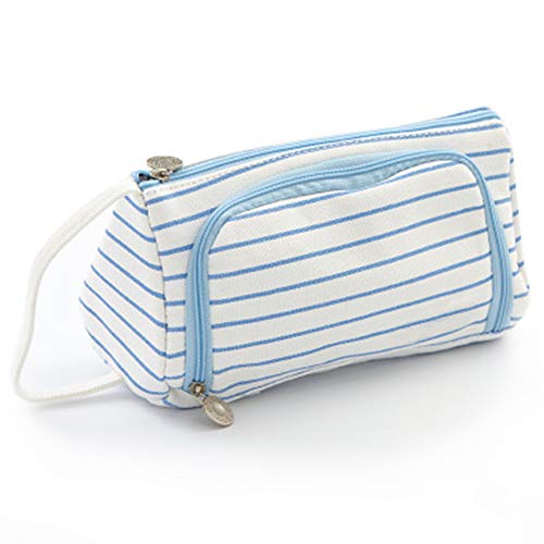 Preisvergleich Produktbild FRFJY Große Kapazität Leinwand Aufbewahrungstasche Federmäppchen Schreibwaren Tasche Halter für Schule Büro Student Mädchen Frauen Erwachsene Teen Schule Geschenk