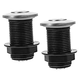 ORFOFE Botón de Aire para Triturador de Basura y Bañera, Accesorios de Eliminación, Interruptor de Presión de Aire, Acero Inoxidable, 2 Piezas, Uso Profesional para Cocina y Spa