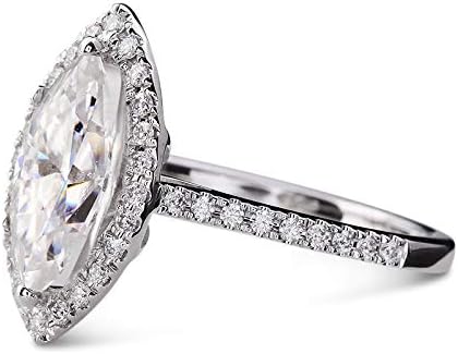 Savlano 18K Gold Plated Marquise & Round Cut Cubic Zirconia Wedding Engagement Women Statement Ring Comes Gift Box - Image 2