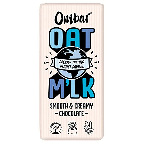Vegan Chocolate - Ombar Oat M'lk Bar (70g) Smooth & Creamy, Organic Fair Trade, Dairy Free Chocolate