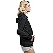 Volcom Women's Lived In Lounge Hooded Fleece Sweatshirt, black, Large