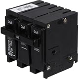 Eaton BR350 BR Series 3-Pole Breaker, 50 Amp, 3