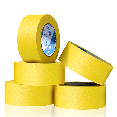 Yellow Painters Tape 2 x 60 Yards 5 Rolls