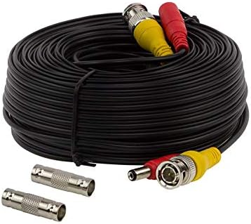 60ft RG59 Siamese Combo 20AWG Power Video SDI 95% Braid CCTV BNC Coaxial Cable E - Foto 7