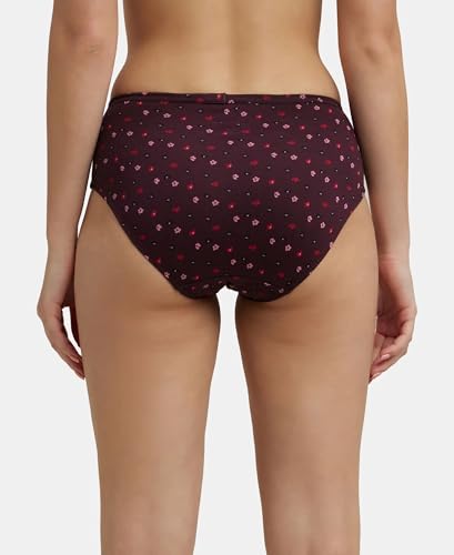 Image of Jockey 1406 Women High Coverage Super Combed Cotton Hipster with Concealed Waistband and StayFresh Treatment (Pack of 3, Colors & Prints May Vary)