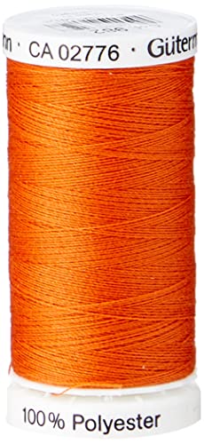Gutermann Sew All Polyester Thread, 250Mtr, Orange Dusk (0982), 5.5 x 2.7 x 2.7 cm