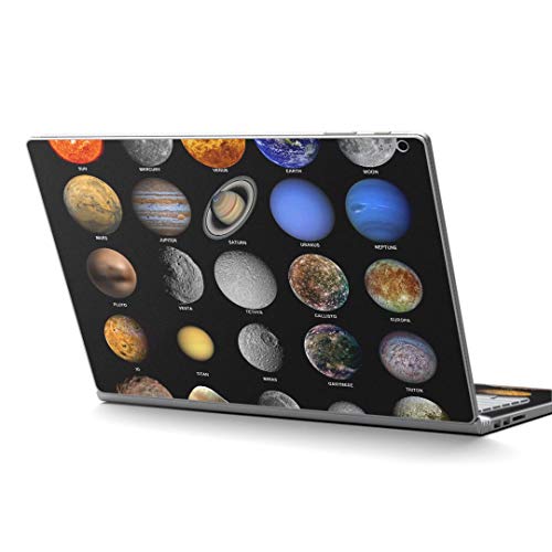 igsticker Surface Book2 Book3 15inch 専用 スキンシール サーフェス ブック 15インチ用 シール 002781 写真・風景 宇宙 惑星