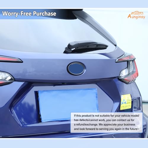 Image of Aunginsy Rear Tailgate Emblem Cover Trim Compatible with Subaru Crosstrek GU 2024 2025 Car Trunk Emblem Badge Logo Cover Center Logo Decorative Circle Ring Protection Cover ABS Exterior Accessories