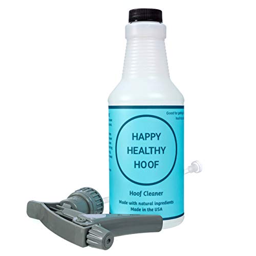Happy Healthy Hoof Cleaner - Natural Thrush Treatment For Clean Hooves - 16 Ounce Heavy Duty Spray Bottle #TOP4