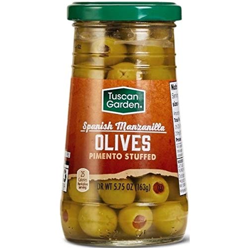 Tuscan Garden Pimento Stuffed Spanish Manzanilla Olives - 1 Jar (5.75 oz)