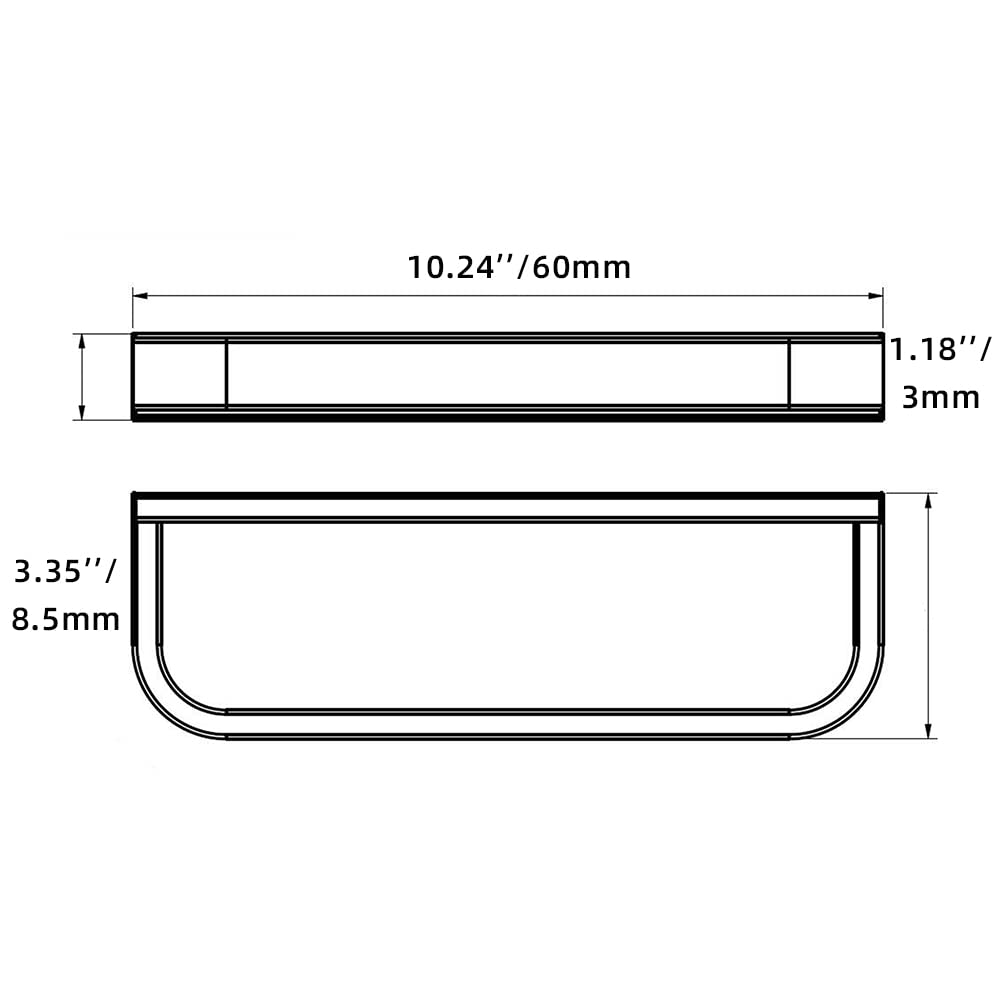 Smedbo Casa Anello Porta Asciugamano Cromo Opaco – Design A Scomparsa, Ottone E Lega Di Zinco, Diametro 170mm - 2