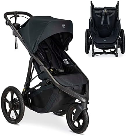 BOB Gear Wayfinder Jogging Stroller with Independent Dual Suspension, Air-Filled Tires, and 75-Pound Weight Capacity, Nightfall