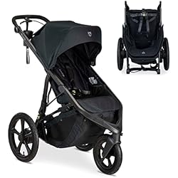 BOB Gear Wayfinder Jogging Stroller — Nightfall | Sleek, Slim Jogger Stroller; Running Stroller With Independent Dual Suspension & Air-Filled Tires; Infant Car Seat Compatible