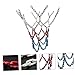 Parliky 1pc -Color Heavy-Duty Basketball Net Durable All-Weather Replacement for Outdoor and Indoor Use Compatible Full and Youth Balls Resistant Chain Design