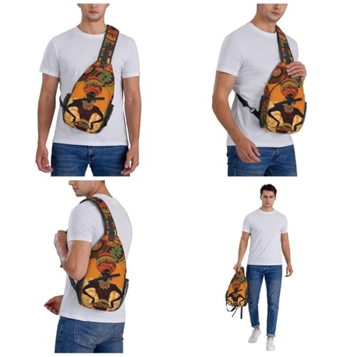 Mochila Sling Urbana Negro para Adultos miniatura 2