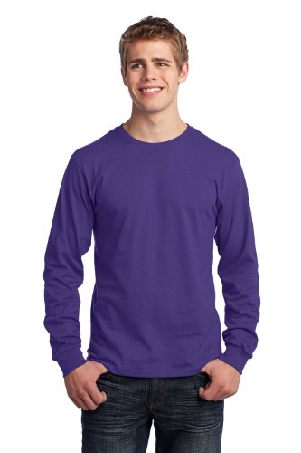 Port & Company Men's Long Sleeve 54 oz 100% Cotton T Shirt