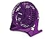 Petit Ventilateur de Table Silencieux Violet 14 W pour Bureau – Ventilateur de Chambre