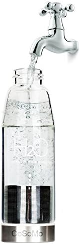 Water Purifier Filter Bottle, Cosomo Hydrogen-Rich Water Bottle 420ml Filter Cup BPA-Free for Hiking, Survival, Camping, Backpacking, Sporting, Travelling