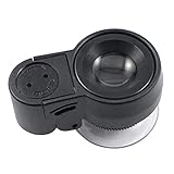 Una lupa de joyería profesional, ideal para impresión, manualidades, colección de rocas, leer monedas, industria, investigar pequeños insectos, sellos, etc.