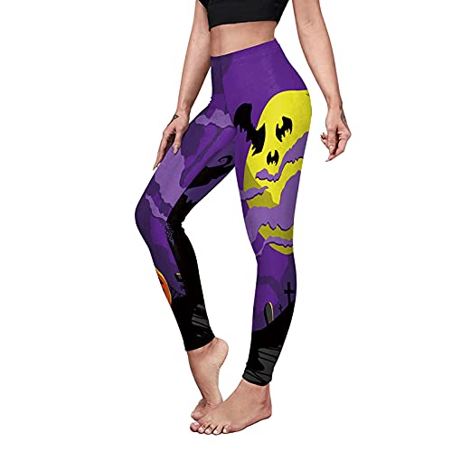 JJggsi4 Damen Yogahose mit hoher Taille Blickdichte Stretch-Leggings Butt-Up-Textur weicher Bauch Sport-Laufhose Bedruckte High Waist Skinny Hips Sport Yogahosen Cover