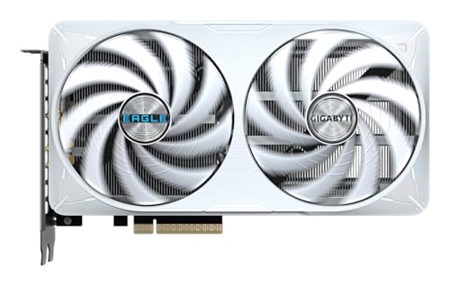 GeForce RTX 5060 Ti EAGLE OC ICE 8G Scheda Grafica – 8 GB GDDR7, 128 bit, PCI-E 5.0, 2617 MHz Frequenza del core, 3 x DisplayPort, 1 x HDMI, GV-N506TEAGLEOC ICE-8GD - Scheda video - Immagine 1