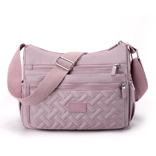 Apparent Crossbody Bag, Large Capacity Waterproof Nylon Shoulder Messenger Bag, Multi Pocket Crossbody Bag for Women
