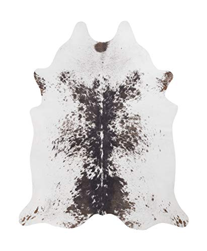 Andiamo Alfombra Vaca Amarillo, De Piel Sintética, Impresión Fotográfica, 125 X 155 Cm, Color Blanco Y Marrón, Poliéster Andiamo Alfombra Vaca Amarillo, De Piel Sintética, Impresión Fotográfica, 125 X 155 Cm, Color Blanco Y Marrón, Poliéster