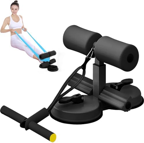 Upgrade Sit Up Bar for Floor, Portable Sit Up Exercise Equipment ...