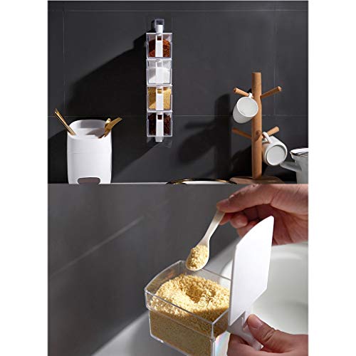 Suministros de cocina RJJ: combinación giratoria de frascos de pared de alta resistencia 7