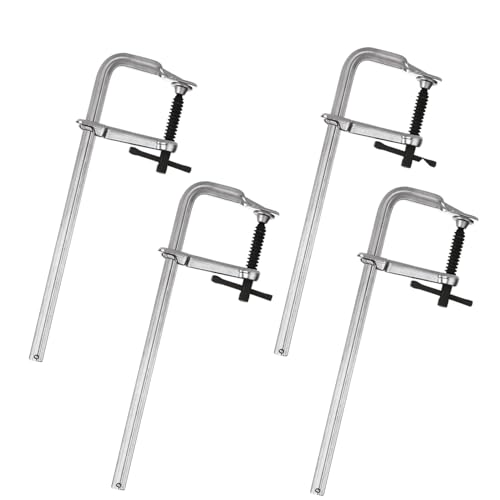 TOOSOAR 4 piezas Sargentos para Madera,Ancho de Sujeción 300mm,para Carpintería, Soldadura, Bricolaje, Artesanía