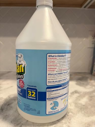 Image of OdoBan Disinfectant Concentrate and Odor Eliminator, Made in the USA, Fresh Linen Scent, 4 Gallons