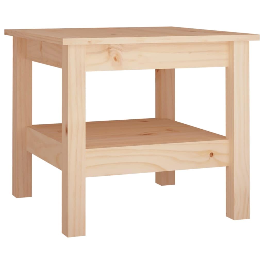 vidaXL Stolik kawowy 45x45x40 cm Drewno lite sosnowe