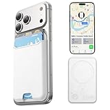 Fanseesy for MagSafe Wallet, Works with Apple Find My,4 Card Holder, Magnetic Phone Wallet for iPhone 17/16/15/14/13/14 Pro Max Air Plus Series, RFID Blocking Vegan Leather,White