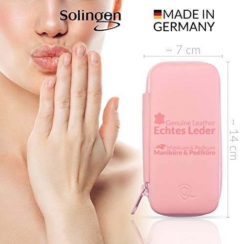 marQus set manicura de 7 piezas de Solingen, Alemania - Set de manicura y pedicura en estuche de cuero auténtico con 2… - Imagen 3