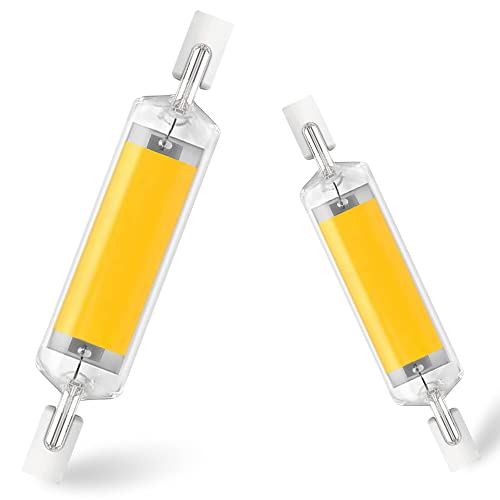 EIMZU Ampoule LED R7s 78mm 10W, 2Pcs R7S LED 78mm, Ampoule LED R7s 78mm Dimmable, 1000LM 360° Angle de Faisceau, 3000K , AC 220-240V, pour Maison, Cuisine, Pièce, Balcon, Bureau etc Cover