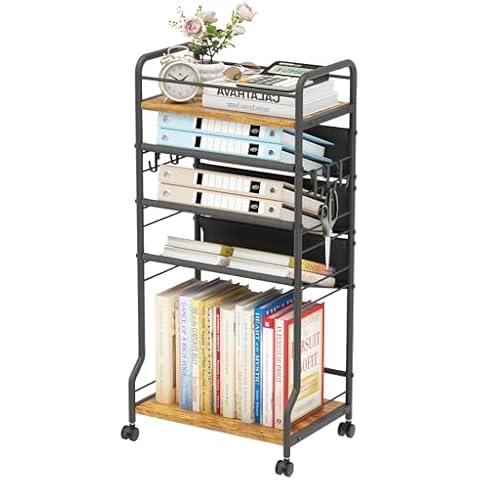 D.S.Exthefic 5 Tier Mobile File Cart Cover