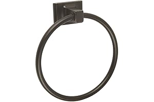 Design House Oil Rubbed Bronze Towel Ring - Ideal for Bathrooms