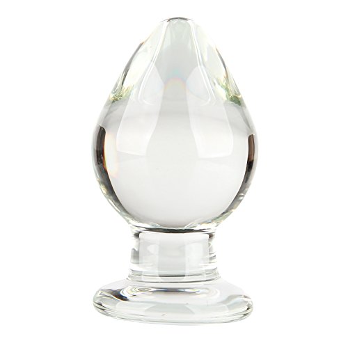 Beauty7 Large Giant Glass Butt Plug Heavy Duty Anal Training Stimulator Sex Toy