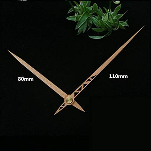 Clock Parts & Accessories 100sets DIY Solid Wood Clock Hands Creative Hanging Clock Pointers Repair Tool Accessories Quarz Wall Clock Hands Home Decor - (Color: Metal-E)
